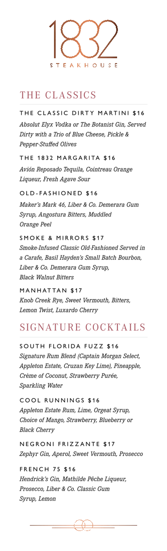 1832 Steakhouse