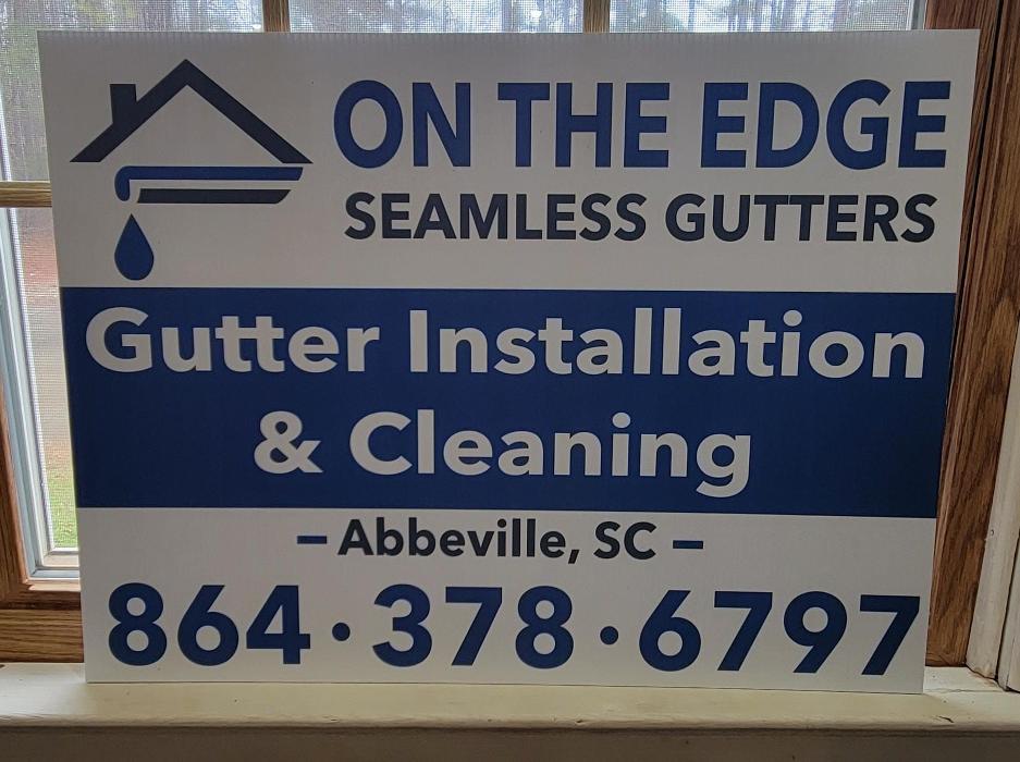 On The Edge Seamless Gutters, LLC.