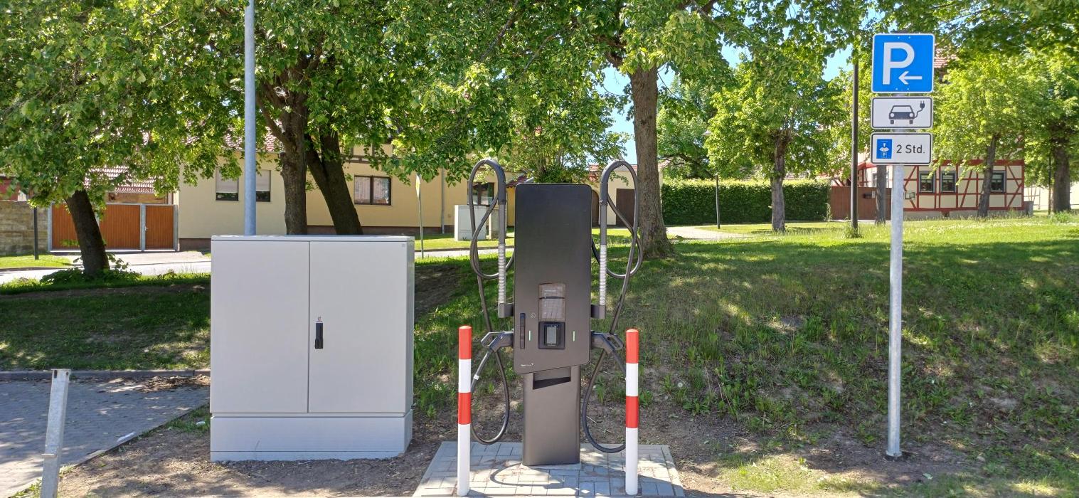TEAG Mobil-Ladestation, Bergstraße in Unstruttal
