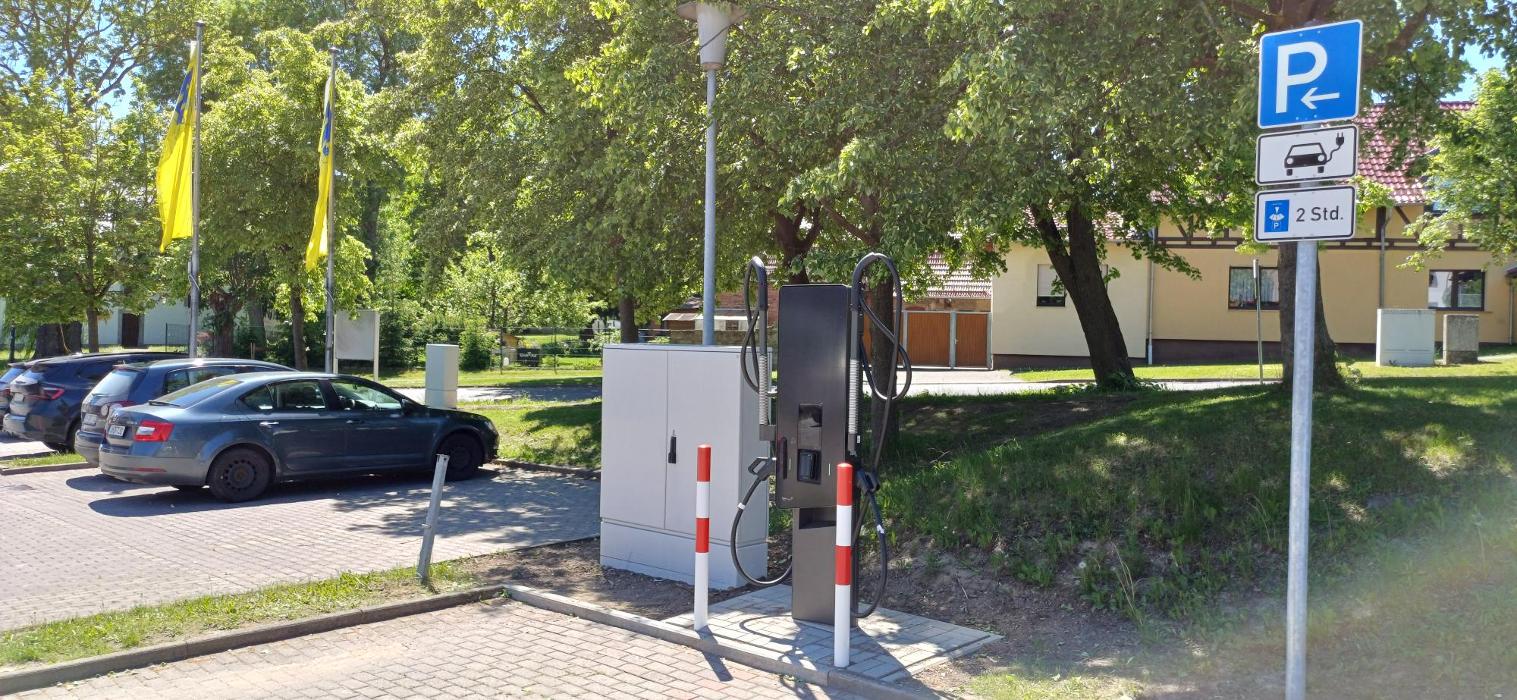 TEAG Mobil-Ladestation, Bergstraße in Unstruttal