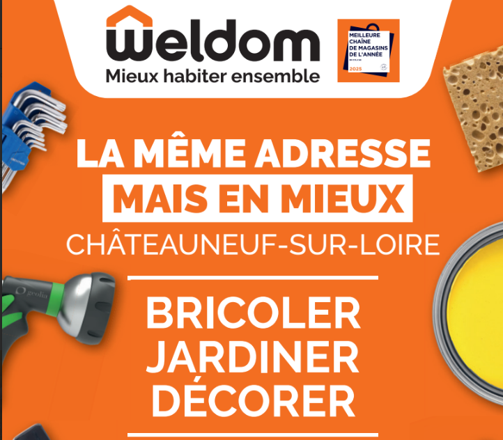 Weldom Châteauneuf sur Loire store (fournitures)