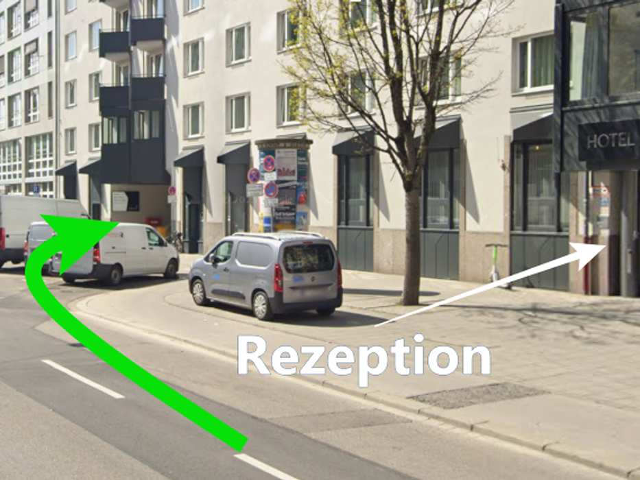 ampido Parkplatz, Paul-Heyse-Straße in München