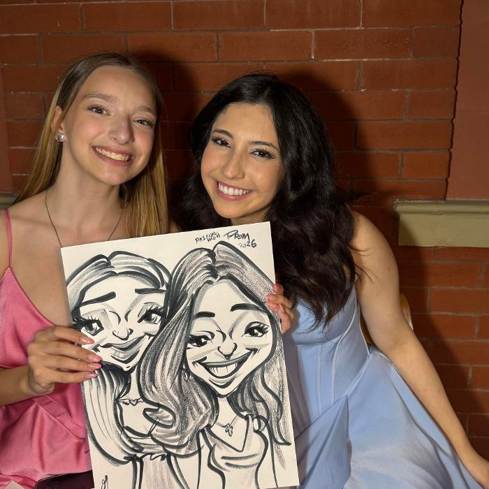 Caricatures by Chris Galvin