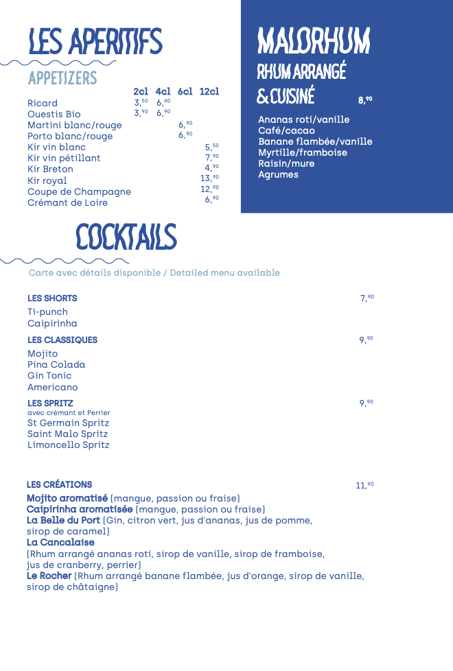 Menu Menu