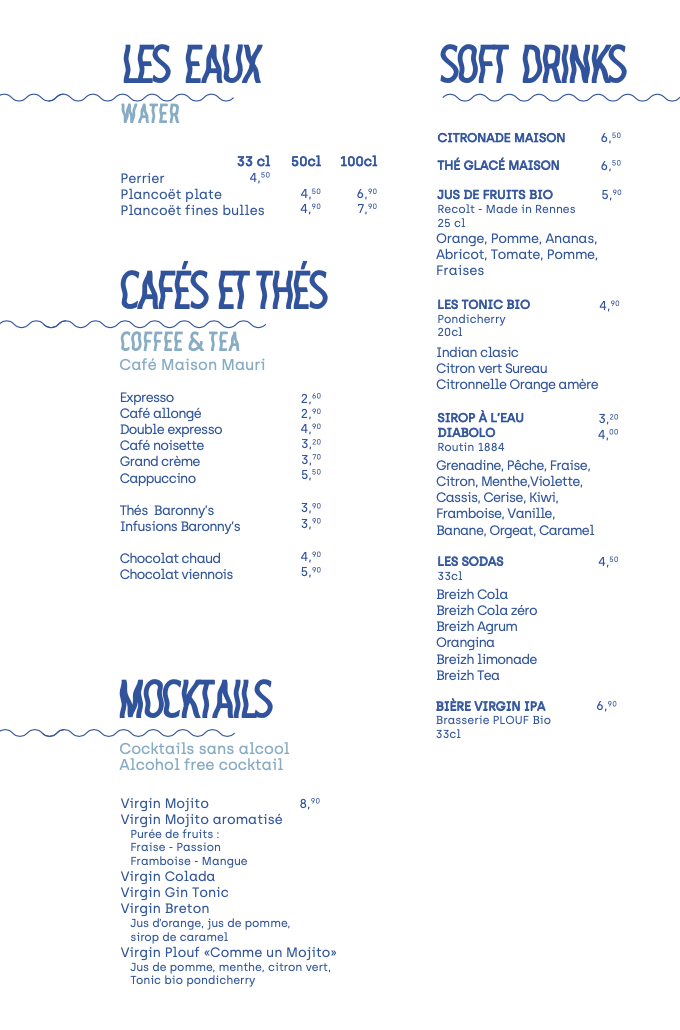 Menu Menu