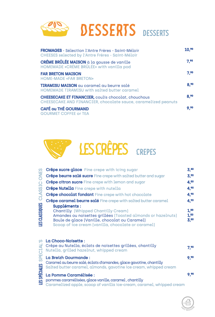 Menu Menu