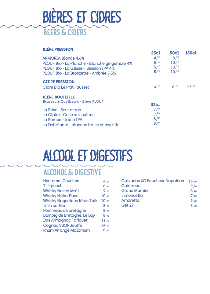 Menu Menu