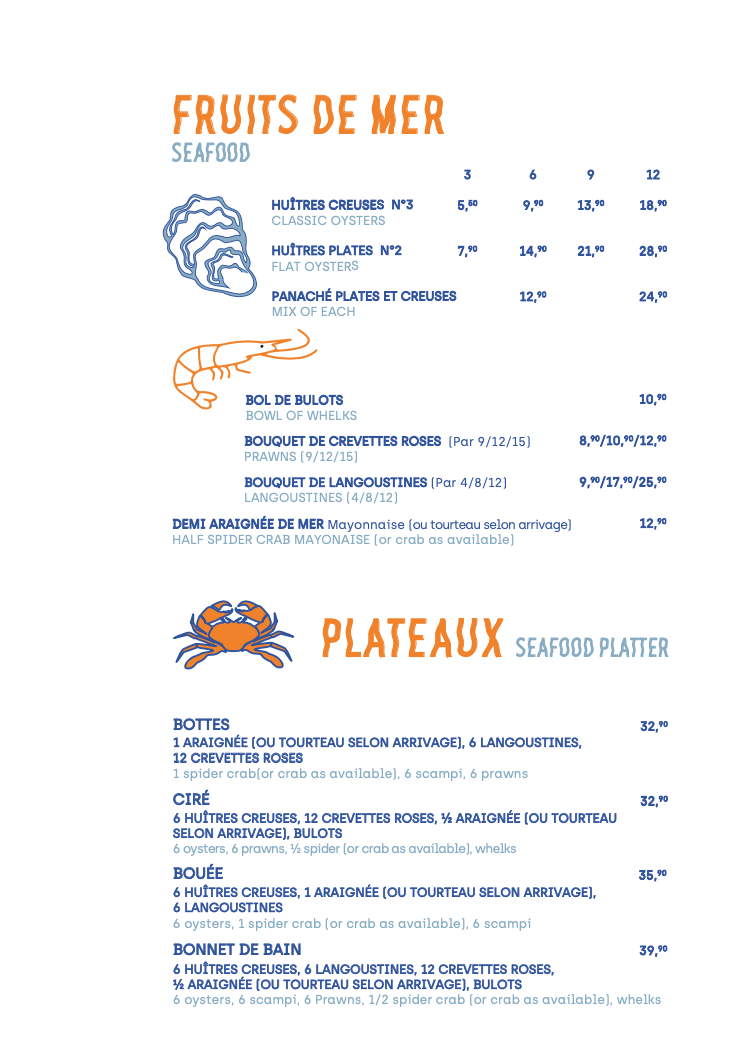 Menu Menu