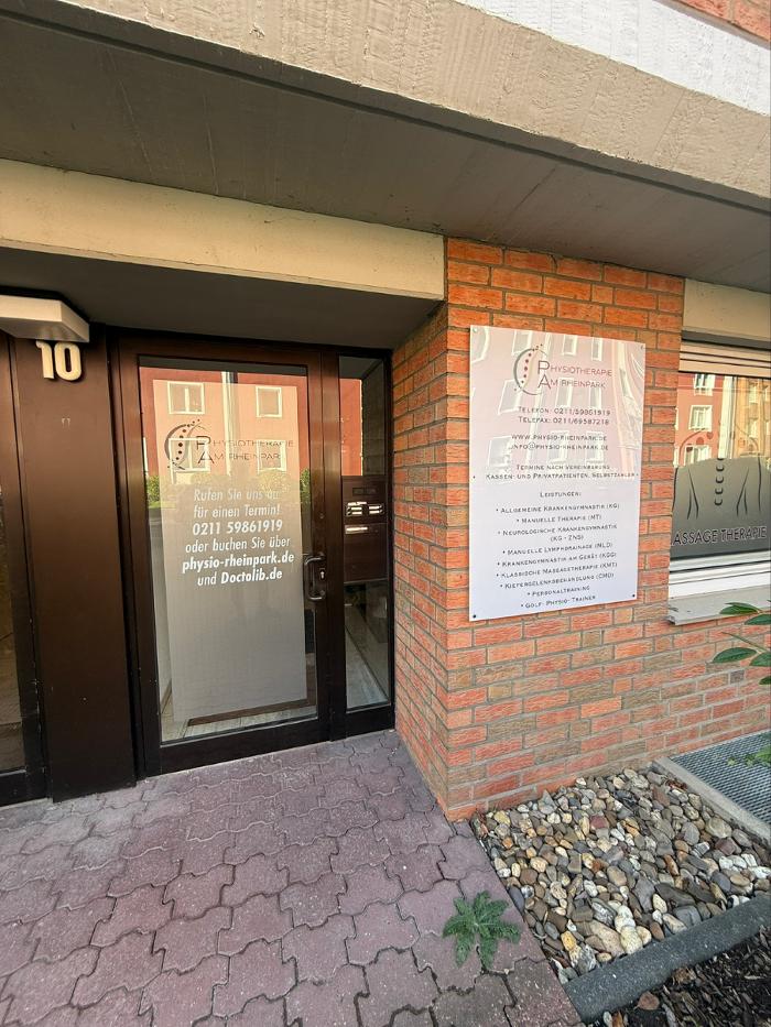 Physiotherapie am Rheinpark - Ihr Physiotherapeut in Düsseldorf, Xantener Straße in Düsseldorf