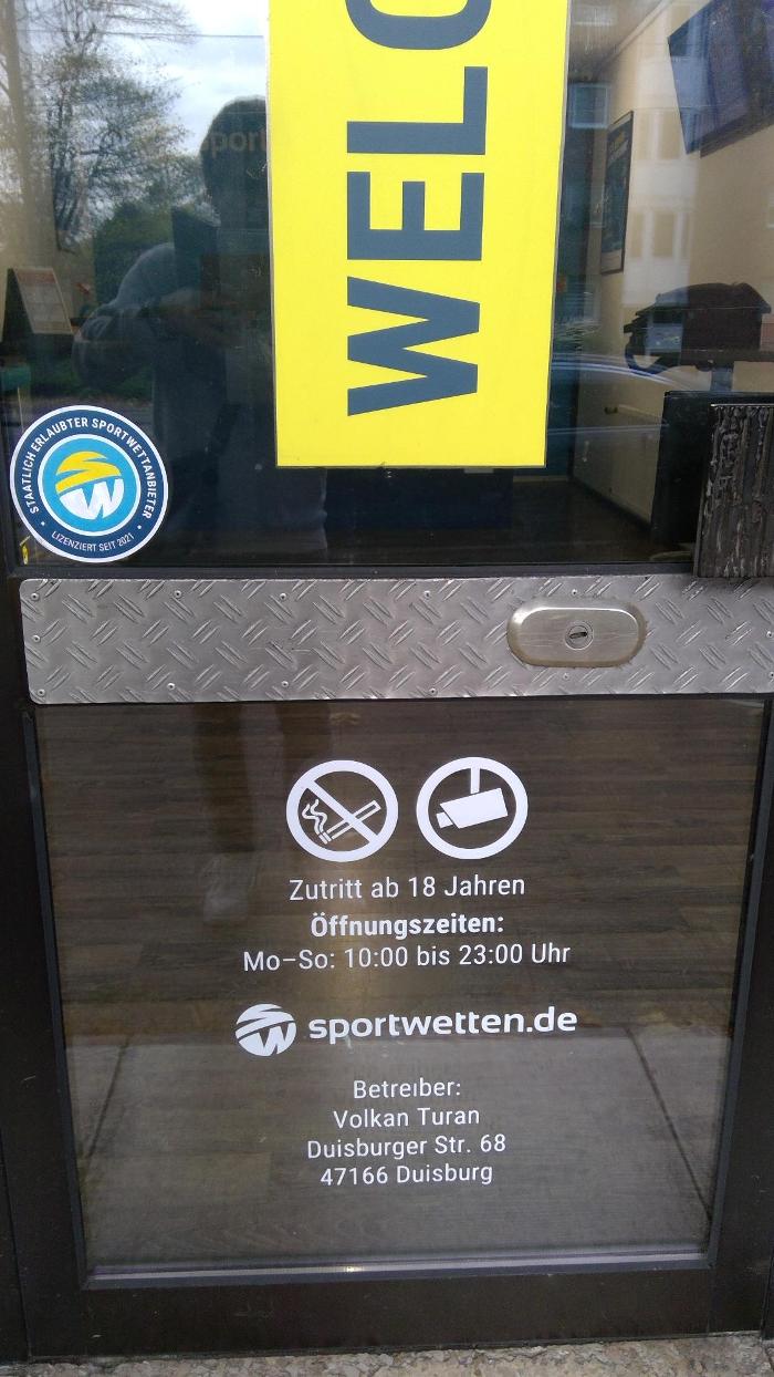 sportwetten.de, Duisburger Straße in Duisburg