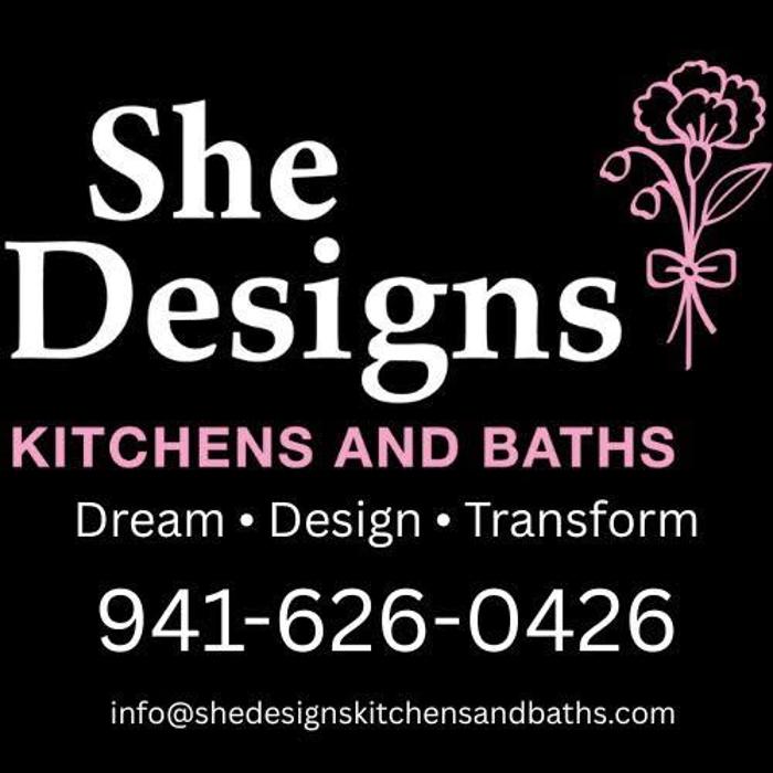 She Designs Kitchens and Baths