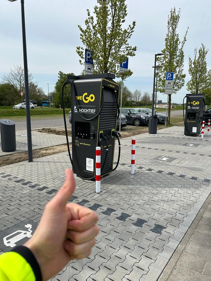 EWE Go HOCHTIEF Ladepartner-Ladestation, Salmstraße in Xanten