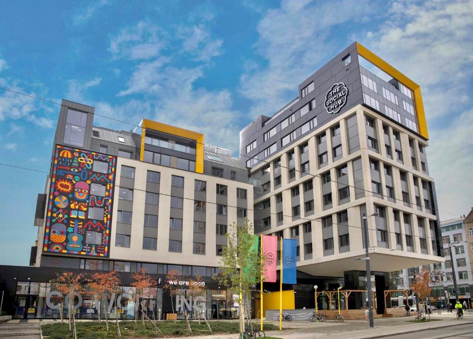 The Social Hub Vienna, Nordbahnstraße in Wien