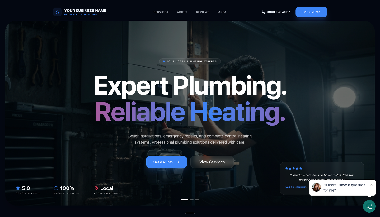 Plumbing and Heating website