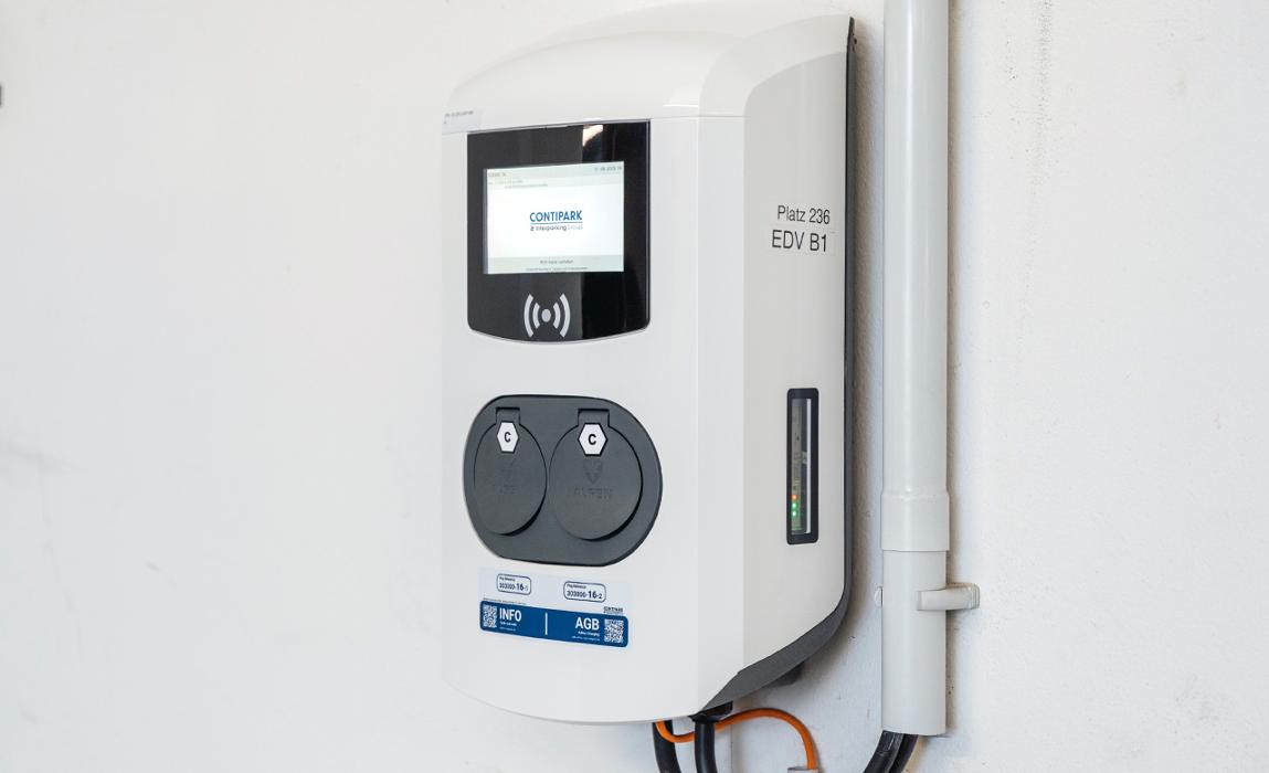 Contipark-Ladestation, Seilgraben in Aachen