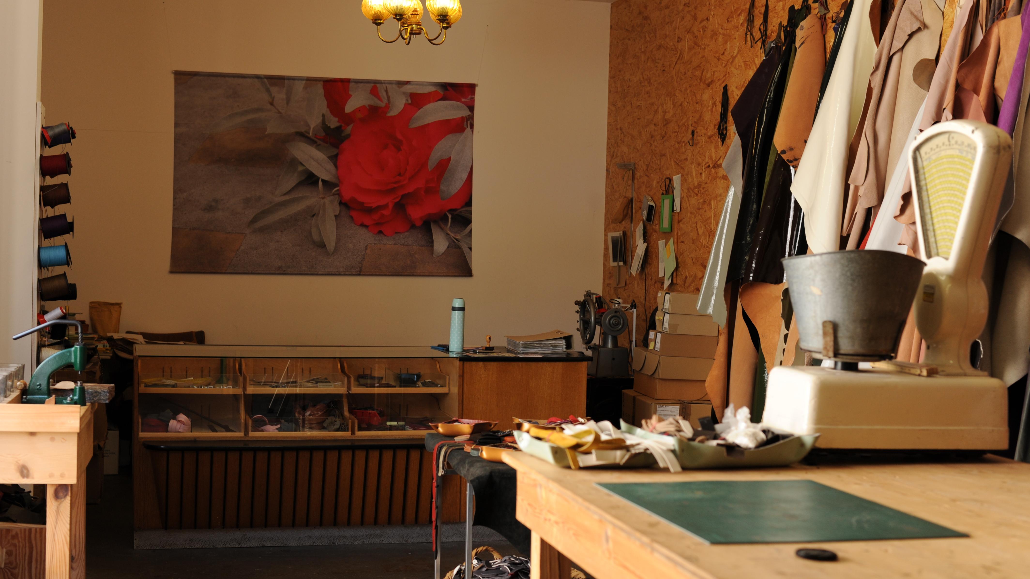 Lederreste - Laden, Köpenicker Straße in Berlin