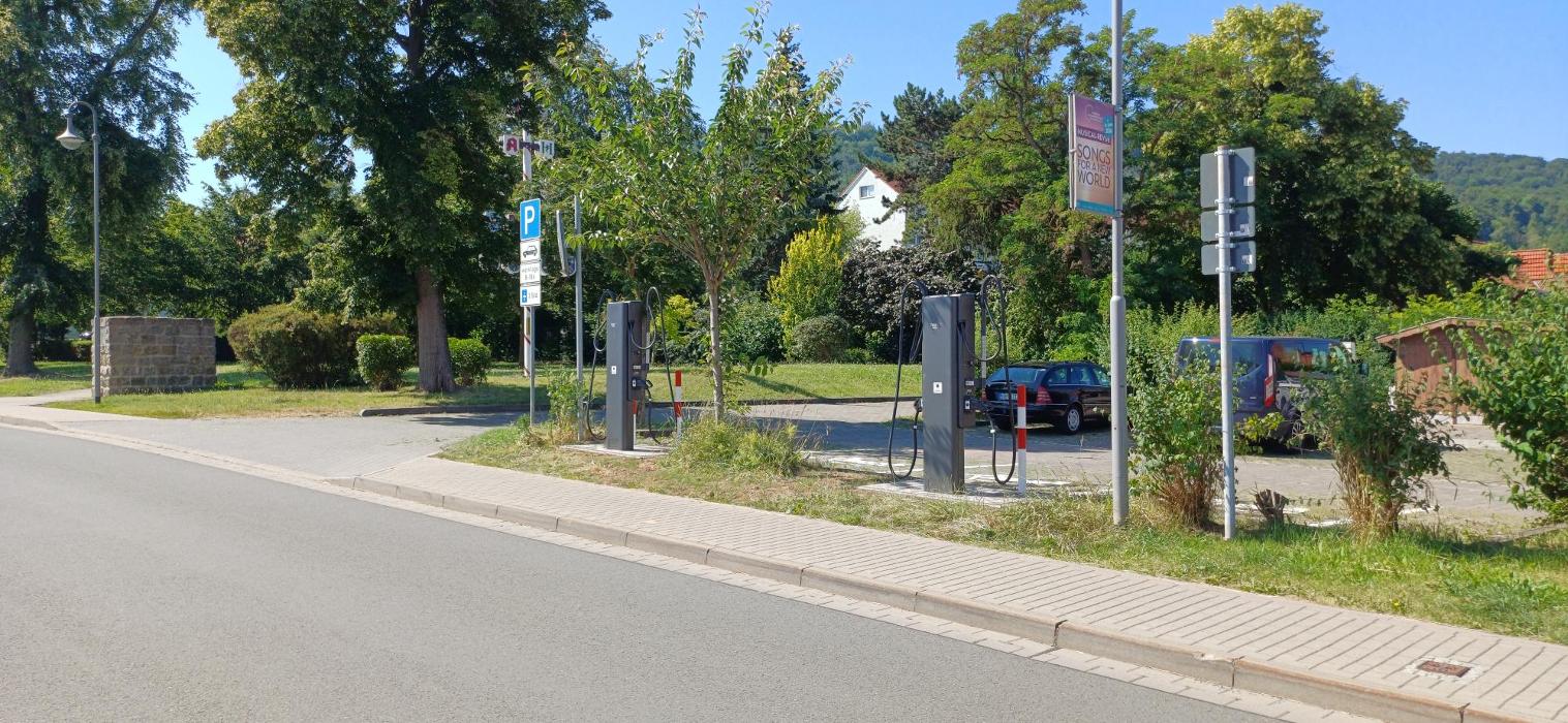 TEAG Mobil-Ladestation, Gartenstraße in Bleicherode