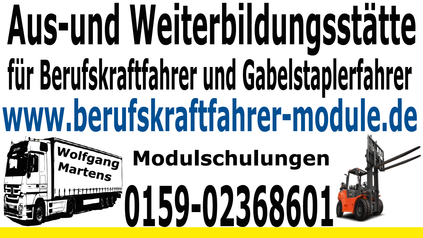 Aus- und Weiterbildungsstätte für Berufskraftfahrer und Gabelstaplerfahrer Wolfgang Martens, Offenau in Bokholt-Hanredder
