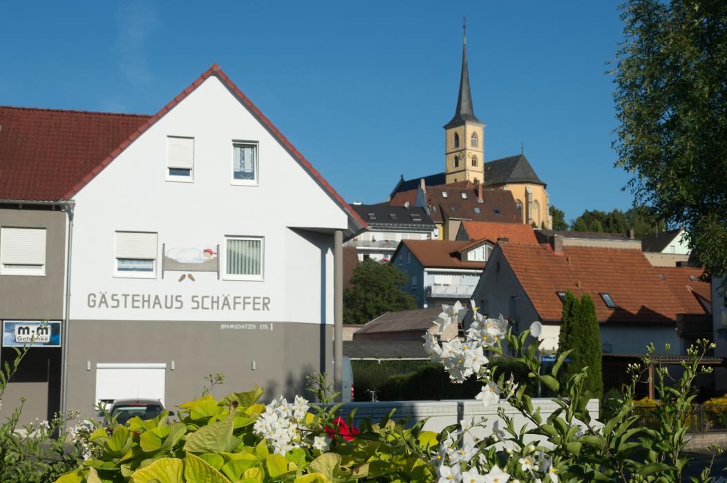 Gästehaus Schäffer, Gramschatzer Straße in Güntersleben