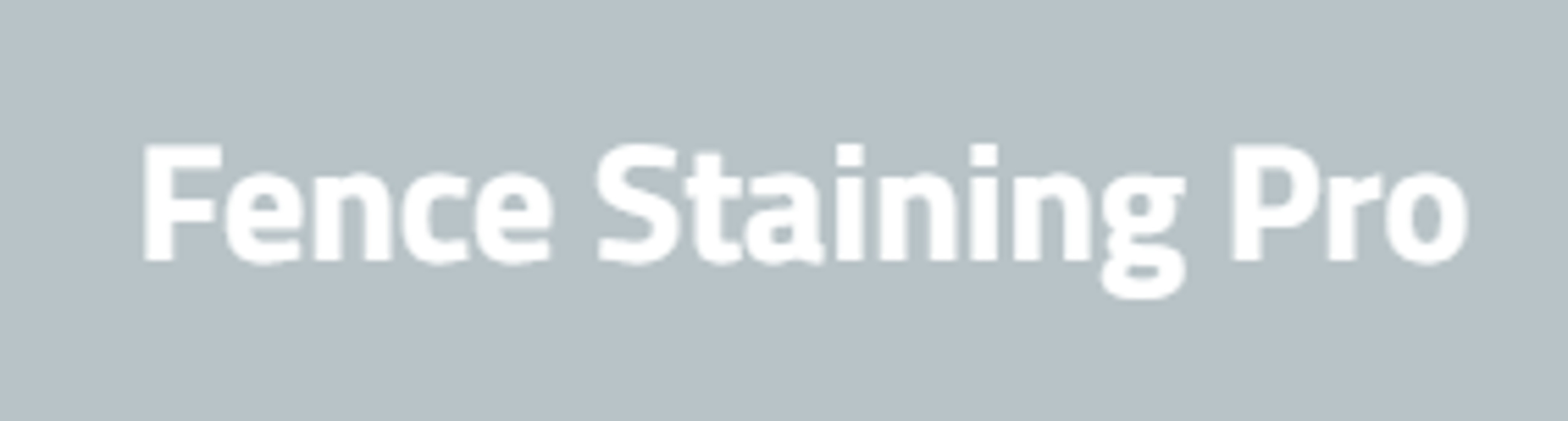 Fence Staining Pro
