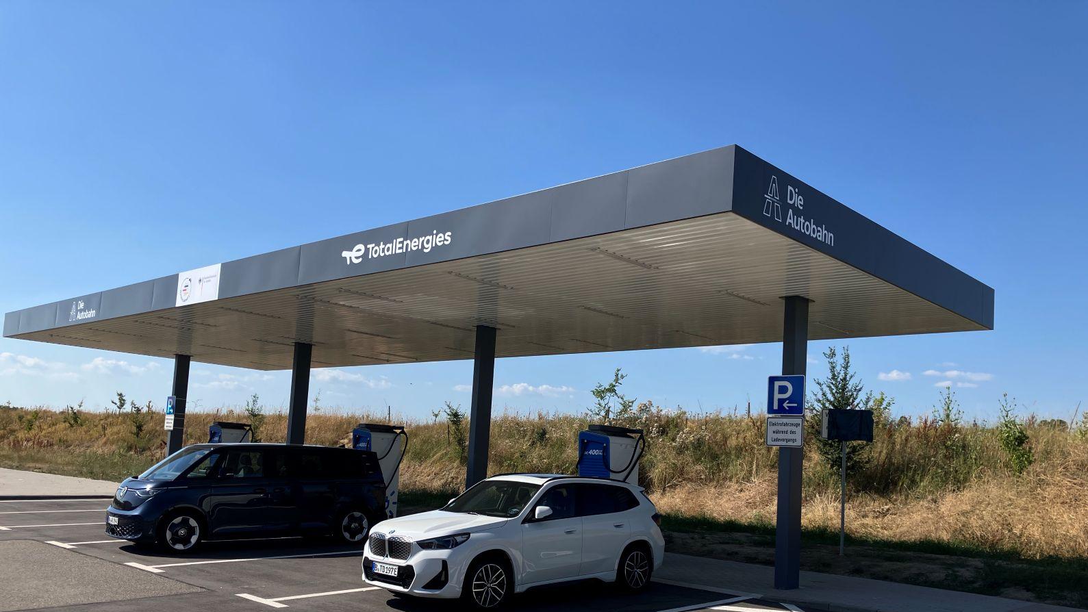 TotalEnergies Charging Station, A6 in Erlenbach