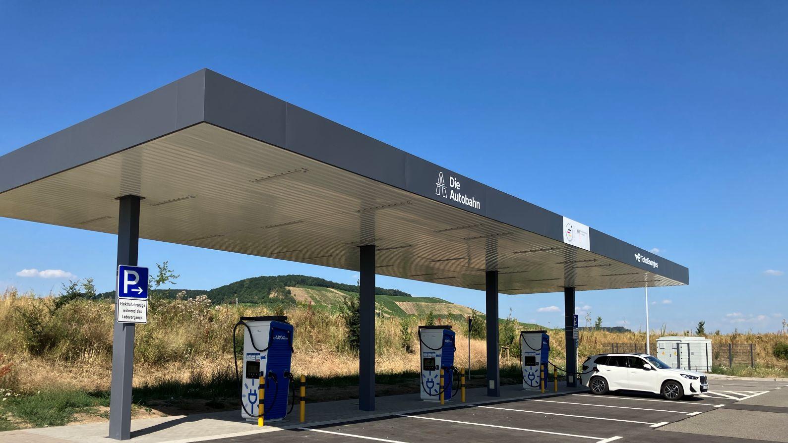 TotalEnergies Charging Station, A6 in Erlenbach