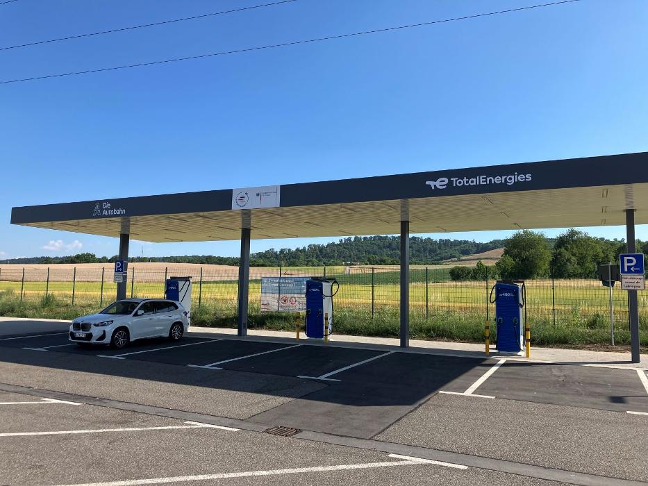 TotalEnergies Charging Station, A6 in Erlenbach