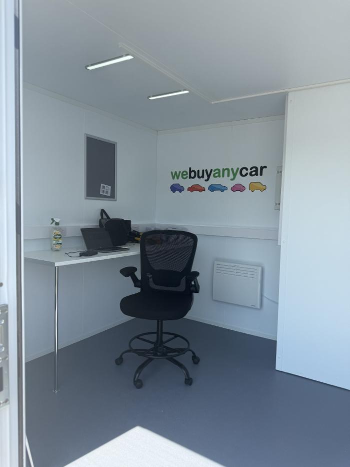 webuyanycar pod interior Star City Birmingham