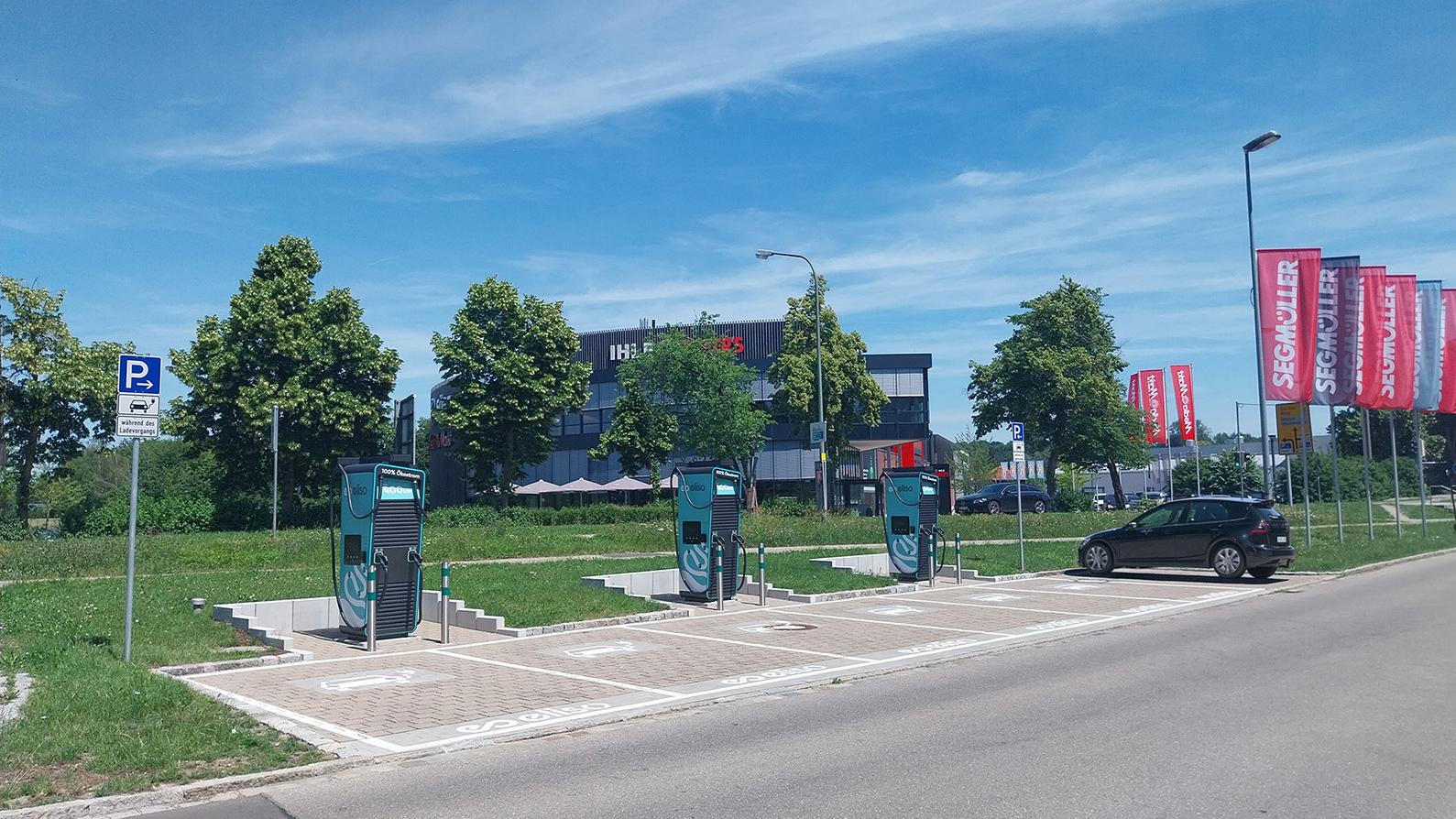 eliso-Ladestation, Augsburger Straße in Friedberg