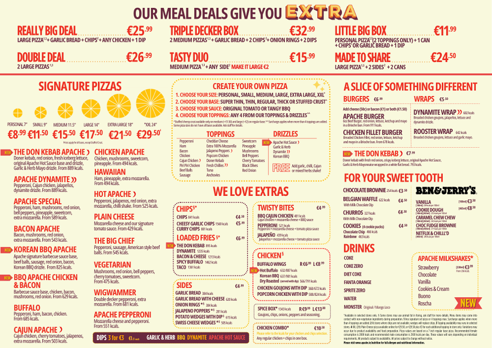 Apache Pizza Castlebar