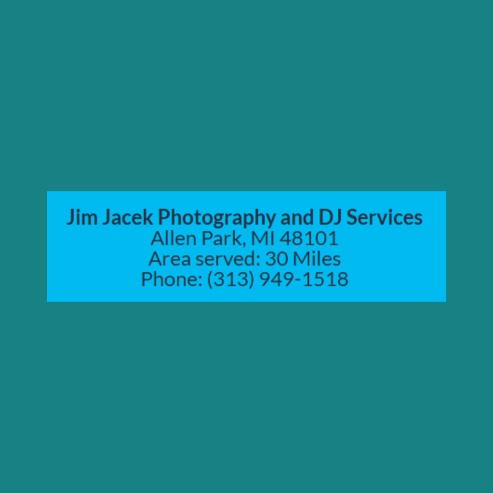 Jim Jacek Photography and DJ Services - Photographer in Allen Park MI