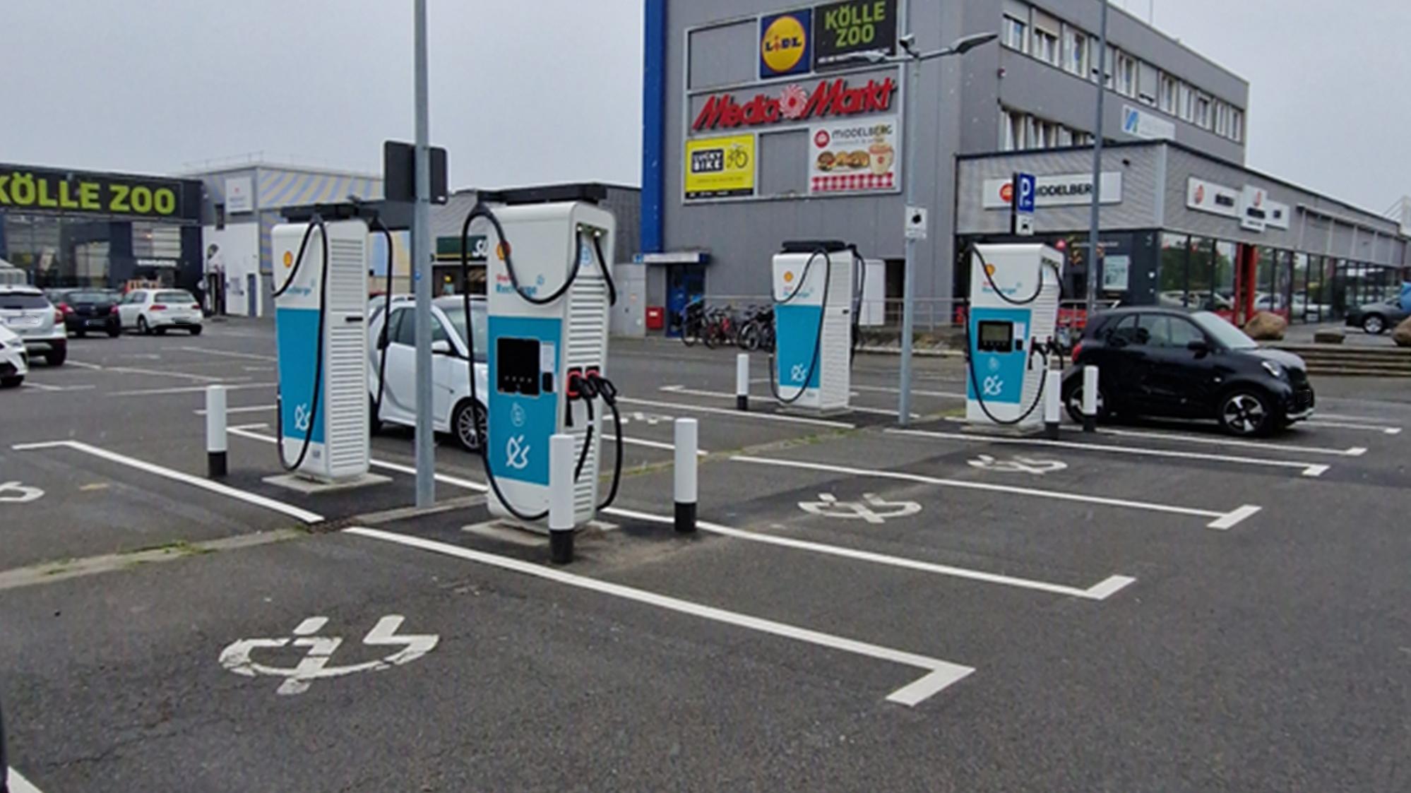 Shell Recharge Charging Station, Robert-Bosch-Straße in Münster