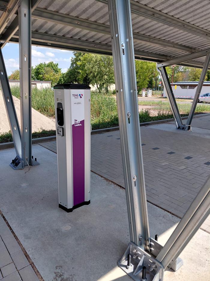 TEAG Mobil-Ladestation, Südstraße in Ohrdruf