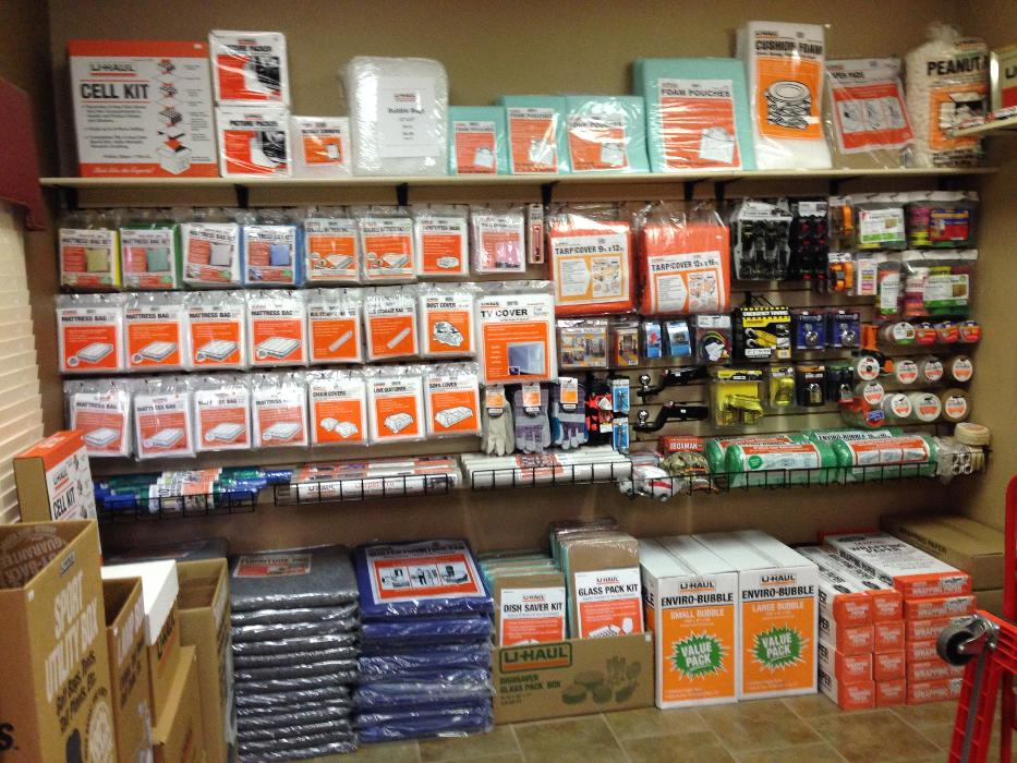 Packing supplies in Old Town Keller, TX