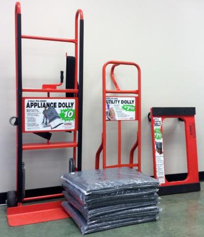 Moving supplies in Old Town Keller, Texas