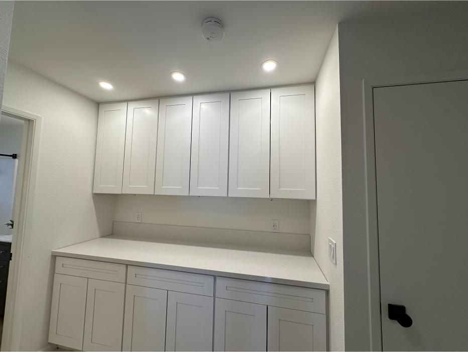 Laundry room lighting and electrical, San Diego electrician.