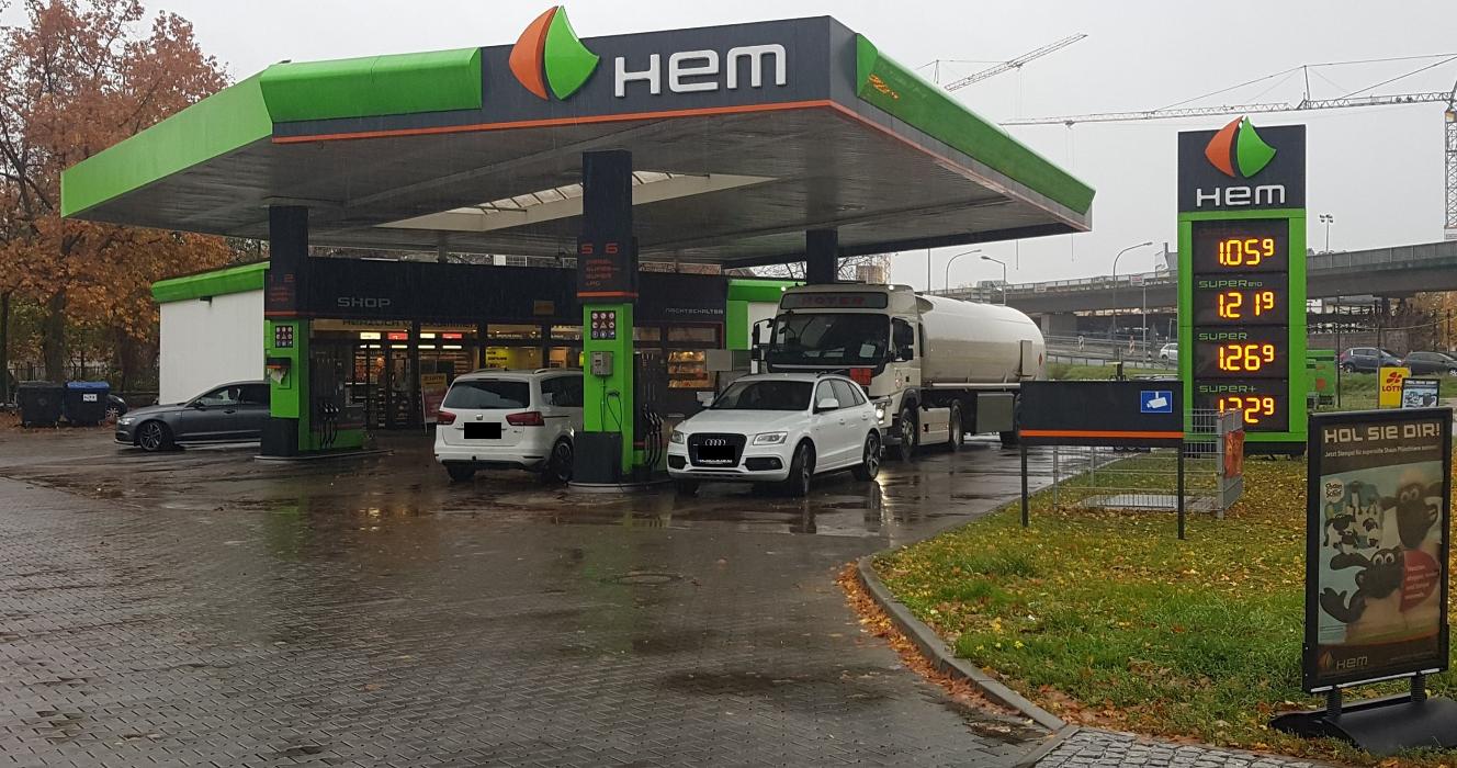 HEM Tankstelle, Friedrich-List-Straße in Potsdam