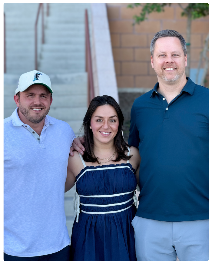 Jared, Megan, and Peter at the Wintrust event in Scottsdale, AZ, November 2025