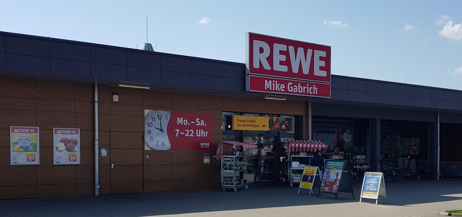 REWE Mike Gabrich oHG, Eichenallee in Leegebruch