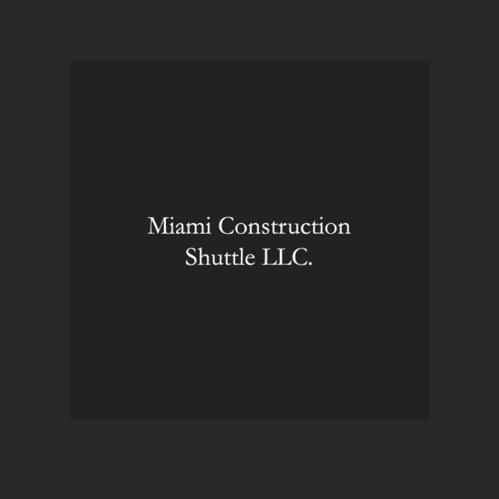 Miami Construction Shuttle