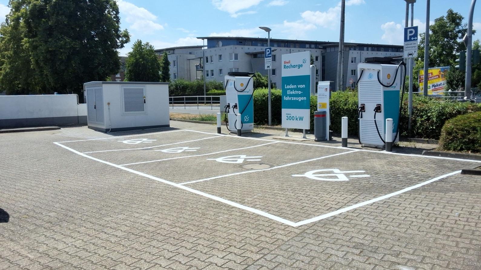 Shell Recharge Charging Station, Jülicher Straße in Hückelhoven