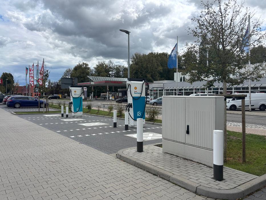 Shell Recharge Charging Station, Hagenower Chaussee in Wittenburg