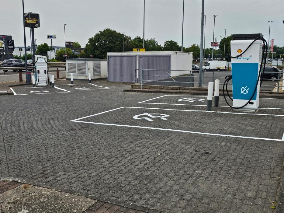 Shell Recharge Charging Station, Friedrich-Mohr-Straße in Koblenz