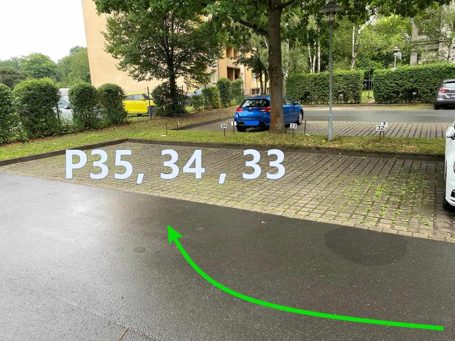 ampido Parkplatz, Charlottenstraße in Dresden