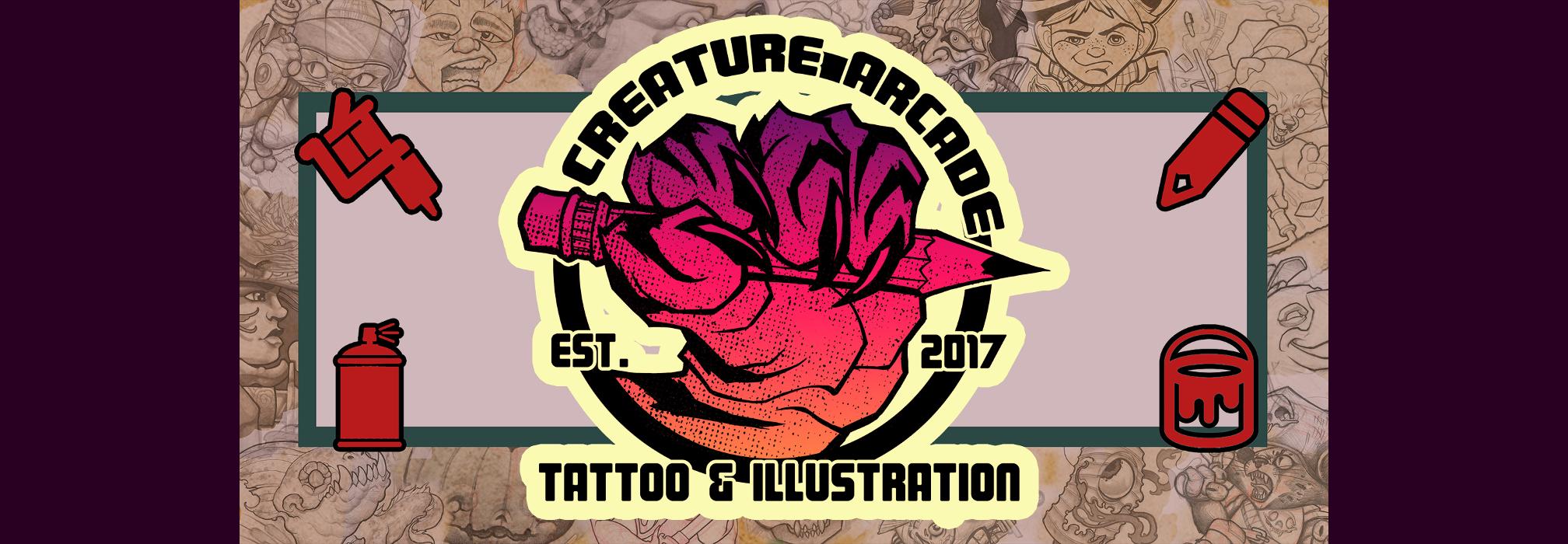 CREATURE ARCADE TATTOO