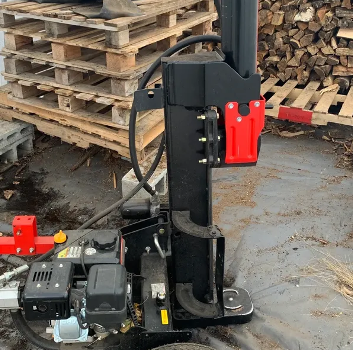 Little Red Chair Wood Splitting