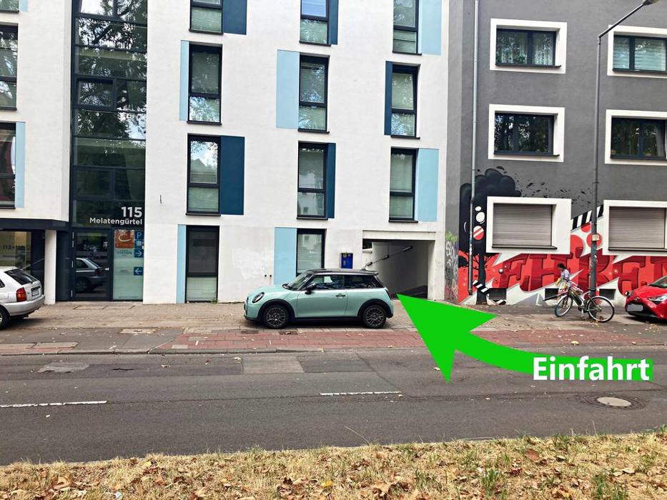 ampido Parkplatz, Melatengürtel in Köln
