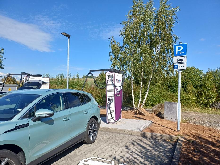 TEAG Mobil-Ladestation, Morleser Straße in Hofbieber