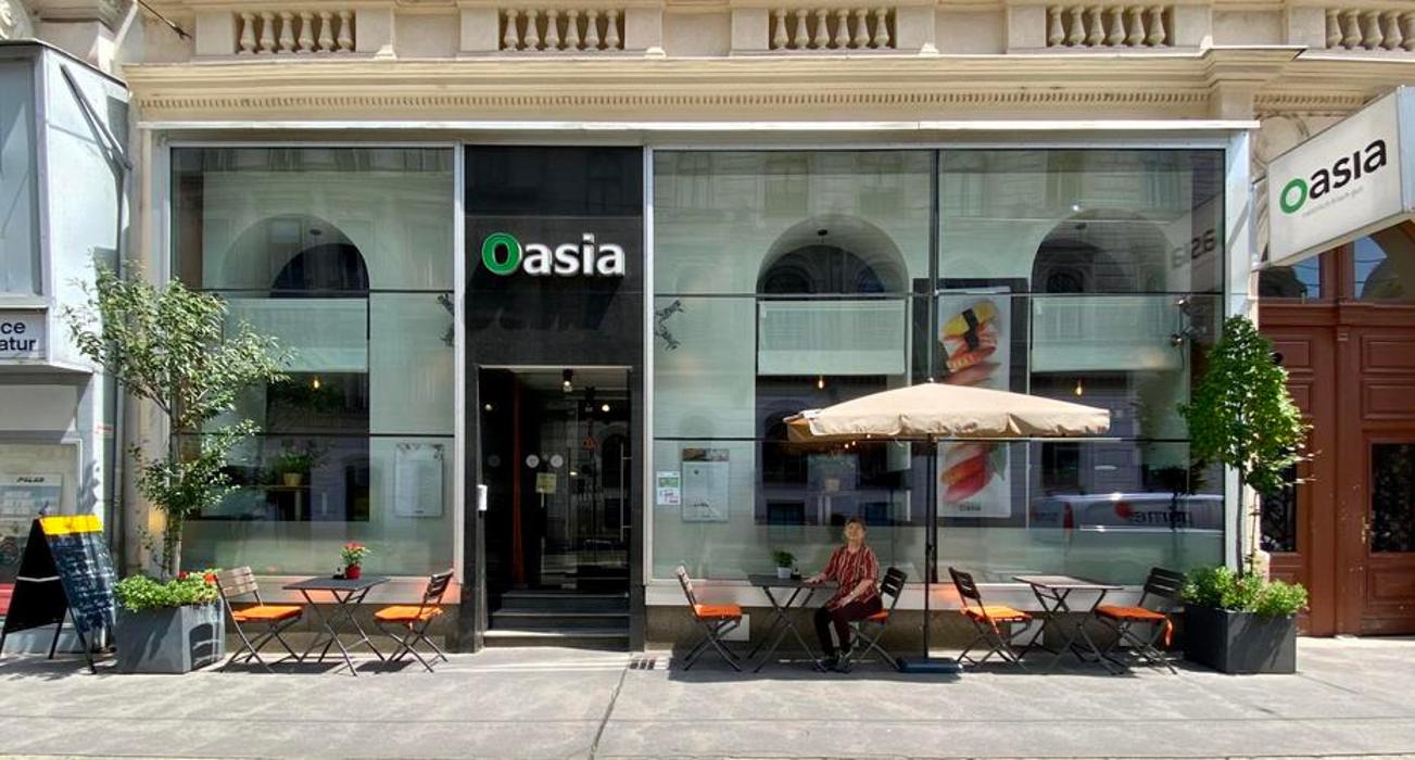 Restaurant Oasia, Schlickgasse in Wien