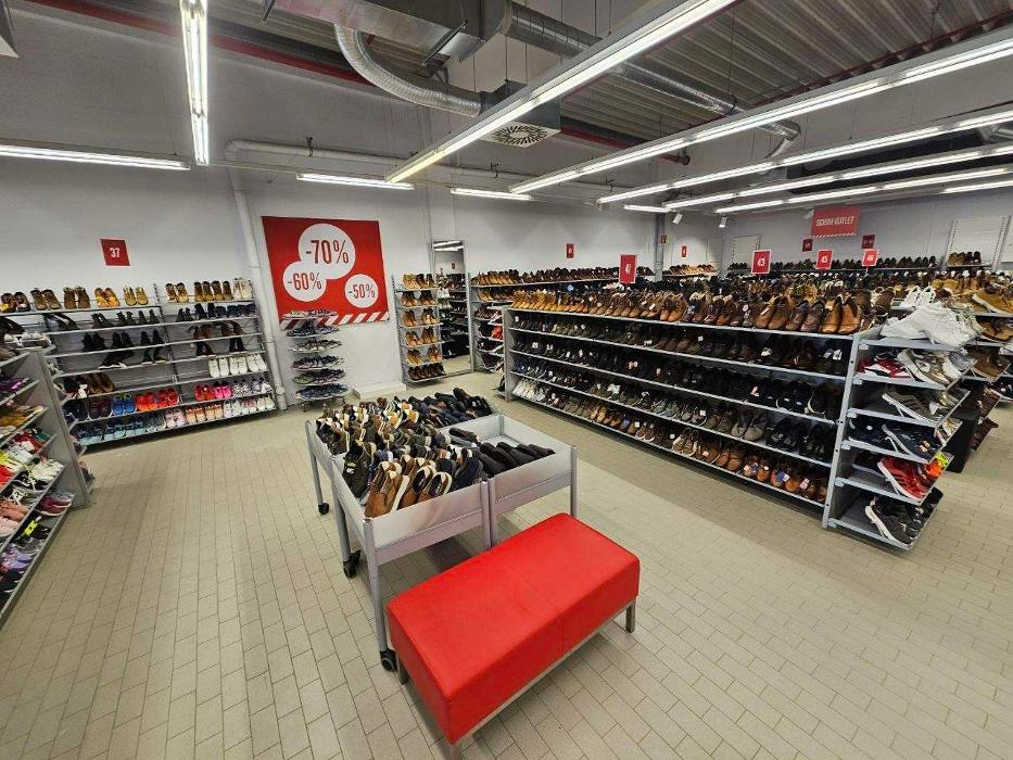 Schuh-Outlet, Friedrichstädter Straße in Rendsburg